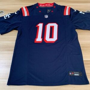 💚Drake Maye Navy Vapor Stitched Jersey